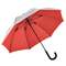 Regenschirm silber-rot Regenschirm silber-rot